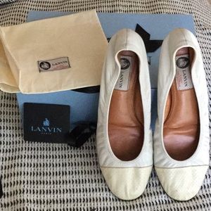 Lanvin ballerina captoe ballet flat